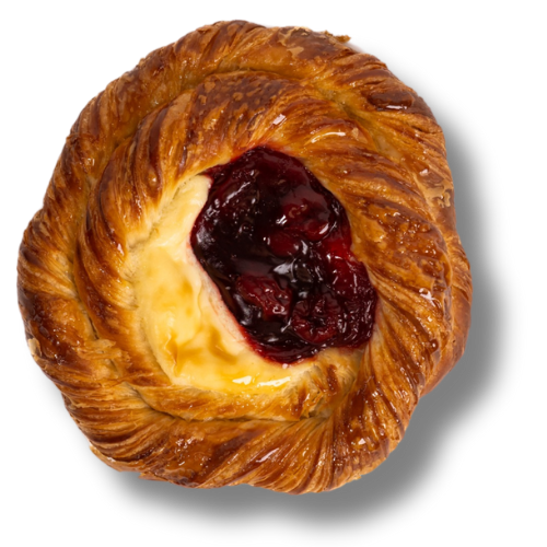 An image of a Cherry & Cheese Danish