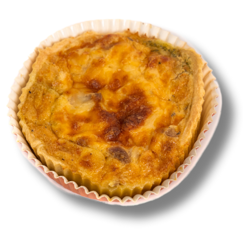 An image of a Chicken Pesto Quiche