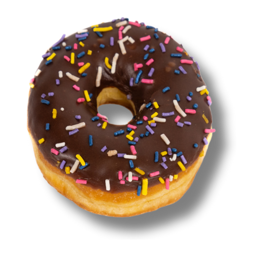 An image of a Chocolate Sprinkle doughnut