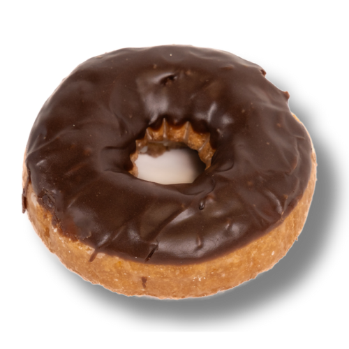 An image of a Chocolate Iced Cake doughnut