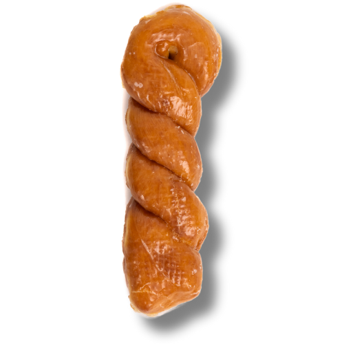 An image of a Glazed Tiger Tail doughnut