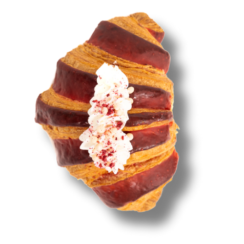 An image of a Raspberry Cream Croissant