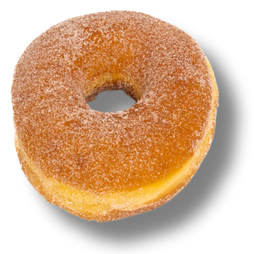 An image of a sugar doughnut