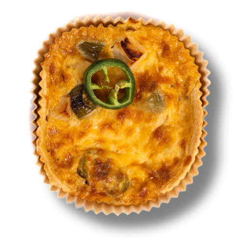 An image of a Turkey Jalapeño Quiche